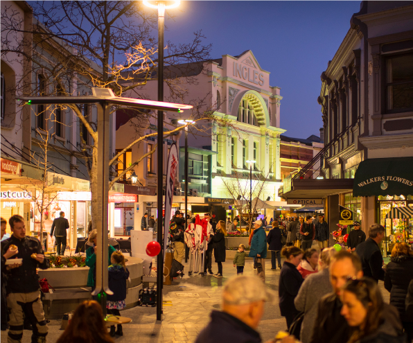 Image of activity taking place in the Quadrant Mall