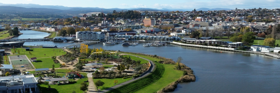 seaport and riverbend park launceston