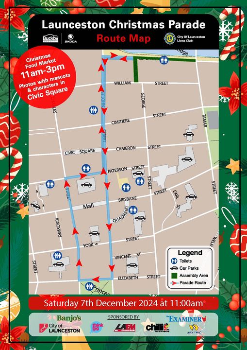 Launceston Christmas Parade Route.jpg